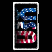 Coque LG Optimus L9 Logo USA 5