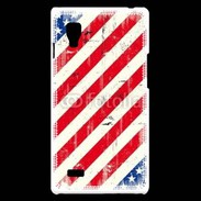 Coque LG Optimus L9 USA texture vintage