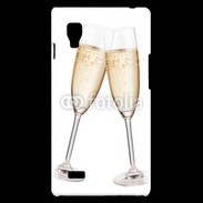 Coque LG Optimus L9 Coupes de Champagne