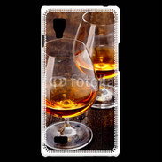 Coque LG Optimus L9 Verre de cognac