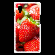 Coque LG Optimus L9 Fraises en folie
