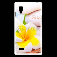 Coque LG Optimus L9 Fleurs relax