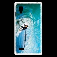 Coque LG Optimus L9 Surfeur dans un tube