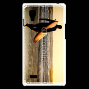 Coque LG Optimus L9 Surf soleil couchant