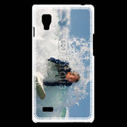 Coque LG Optimus L9 Surfeur dans la vague