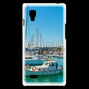Coque LG Optimus L9 Bateau au port 3