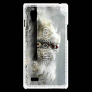 Coque LG Optimus L9 tempête sur la cote