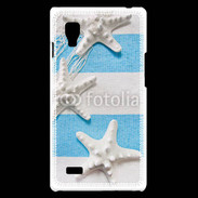 Coque LG Optimus L9 La mer en bleu et blanc