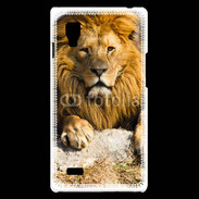 Coque LG Optimus L9 Tête de lion