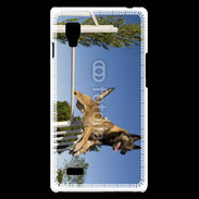 Coque LG Optimus L9 Chien agility