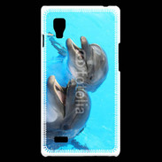 Coque LG Optimus L9 Duo de dauphins