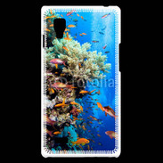 Coque LG Optimus L9 Poisson et corail
