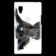 Coque LG Optimus L9 Dogue allemand noir