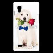 Coque LG Optimus L9 Chiot gentleman