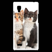 Coque LG Optimus L9 Duo de chatons