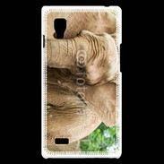 Coque LG Optimus L9 Elephant d'Afrique