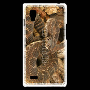 Coque LG Optimus L9 Serpent à sonnette