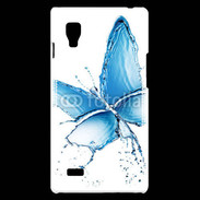 Coque LG Optimus L9 Papillon en eau