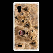 Coque LG Optimus L9 Lionceaux