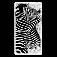 Coque LG Optimus L9 Zèbre en noir et blanc