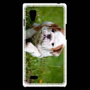 Coque LG Optimus L9 Chiot bulldog anglais 3