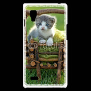 Coque LG Optimus L9 Panier de chatton