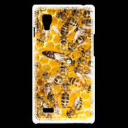 Coque LG Optimus L9 Ruche d'abeilles
