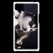 Coque LG Optimus L9 Chiot Husky de Sibérie