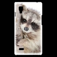 Coque LG Optimus L9 Raton laveur dans un arbre