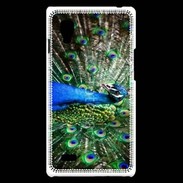 Coque LG Optimus L9 Paon faisant la roue