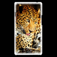 Coque LG Optimus L9 Portrait de léopard