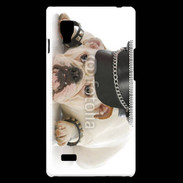 Coque LG Optimus L9 Bulldog village people