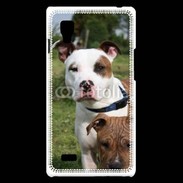 Coque LG Optimus L9 Chien Staffordshire