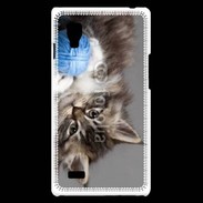 Coque LG Optimus L9 Chaton et pelote de laine