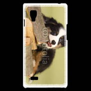 Coque LG Optimus L9 Chiot bucheron
