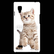 Coque LG Optimus L9 Adorable chaton 7