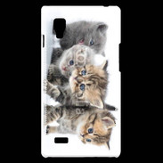 Coque LG Optimus L9 Groupe de chatons 7