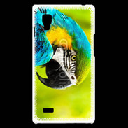 Coque LG Optimus L9 Macaw africain bleu et jaune