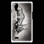 Coque LG Optimus L9 Combat d'animaux sauvages