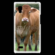 Coque LG Optimus L9 Vache de race limousine