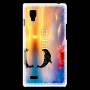 Coque LG Optimus L9 Dauphin dans l'océan 5