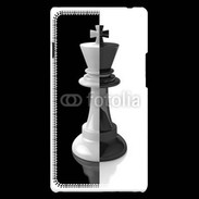 Coque LG Optimus L9 Roi d'échec noir et blanc