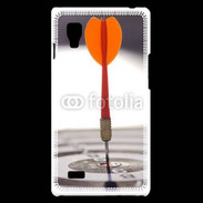 Coque LG Optimus L9 fléchette dans le mil