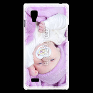 Coque LG Optimus L9 Amour de bébé en violet