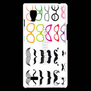 Coque LG Optimus L9 Lunette et moustache 5
