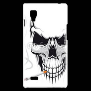 Coque LG Optimus L9 Tête de mort fumeur