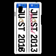 Coque LG Optimus L9 Plaque Just maried