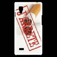 Coque LG Optimus L9 J'arrête de fumer