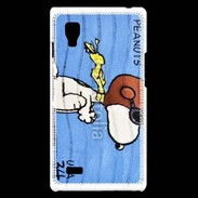 Coque LG Optimus L9 Snoopy timbre poste