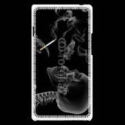 Coque LG Optimus L9 Squelette fumeur